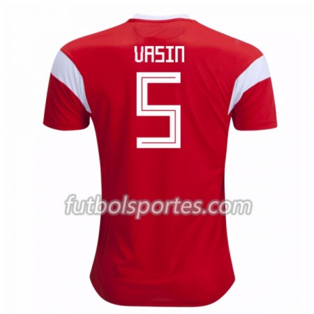 Camisetas Rusia Vasin 5 Primera Equipacion Mundial 2018